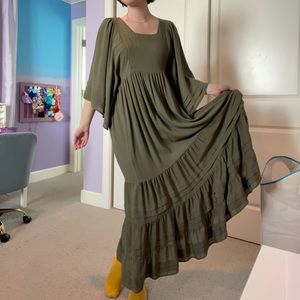 Christy Dawn Ria Dress Olive Green